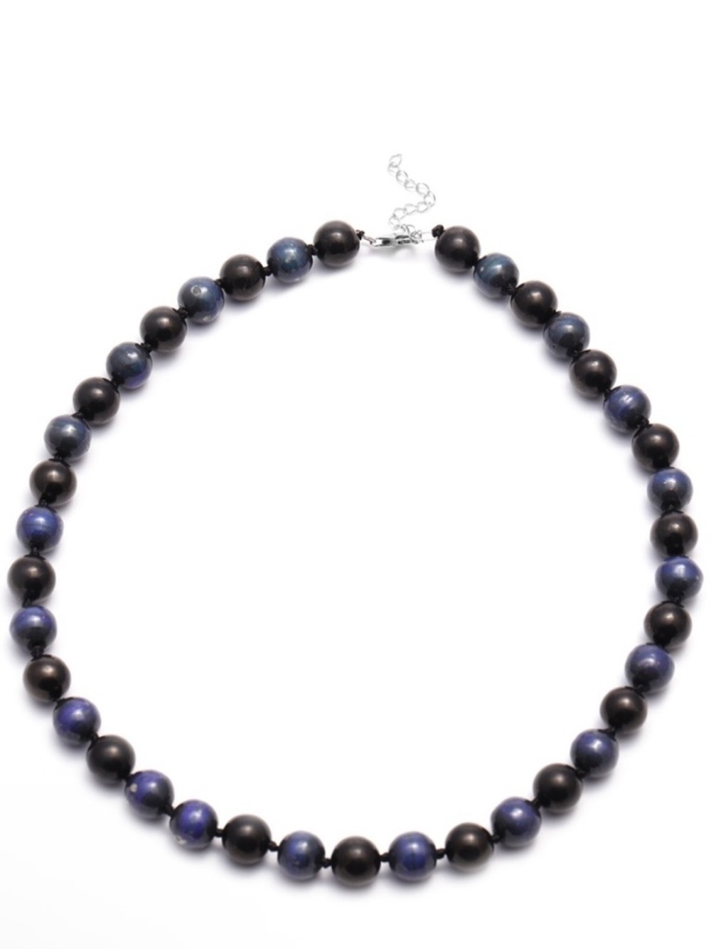 Shungite and Hematite Mood Change Bead Necklace